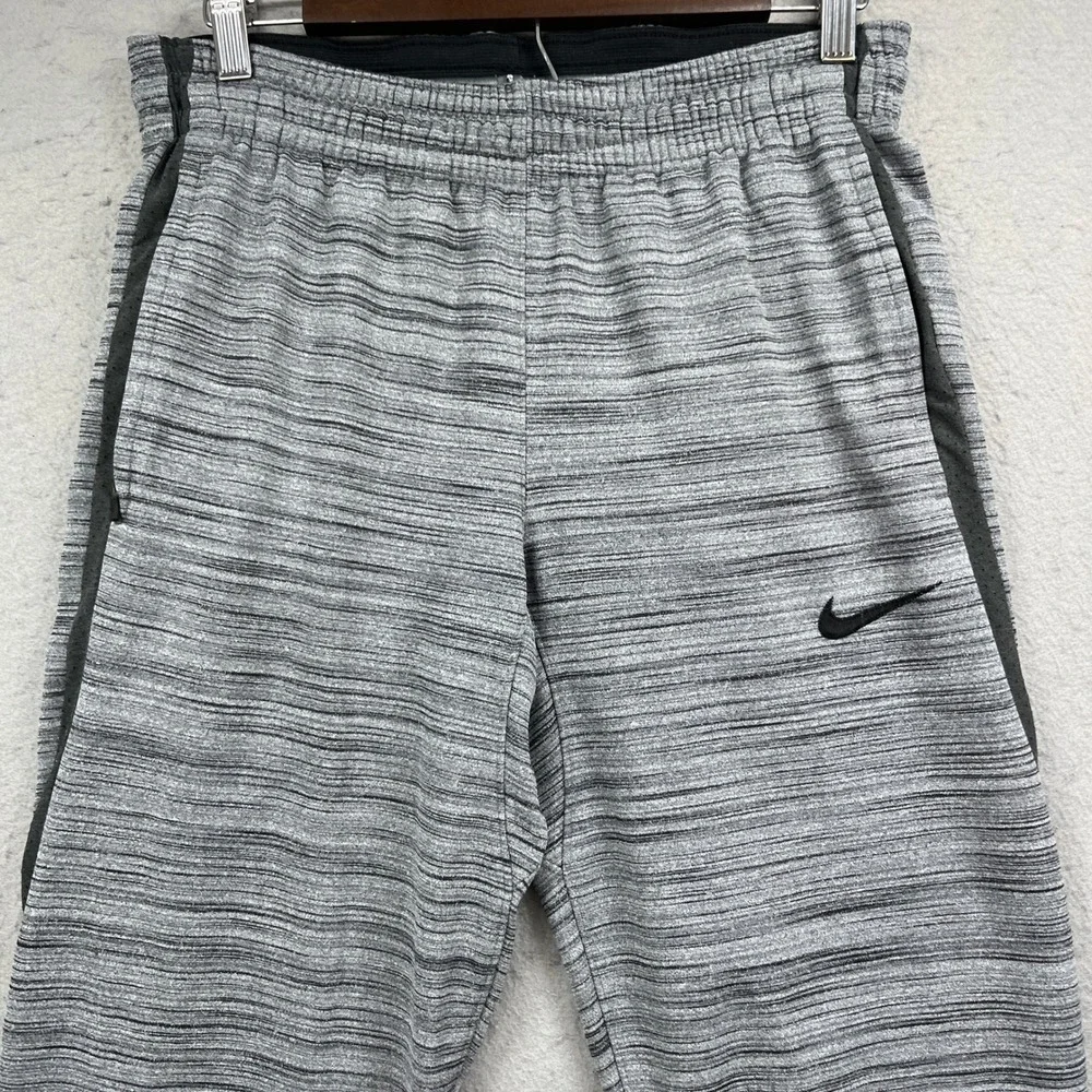 Nike Oregon Ducks Mens M Gray Therma-FIT Training Pants Joggers Sweats Athletic
